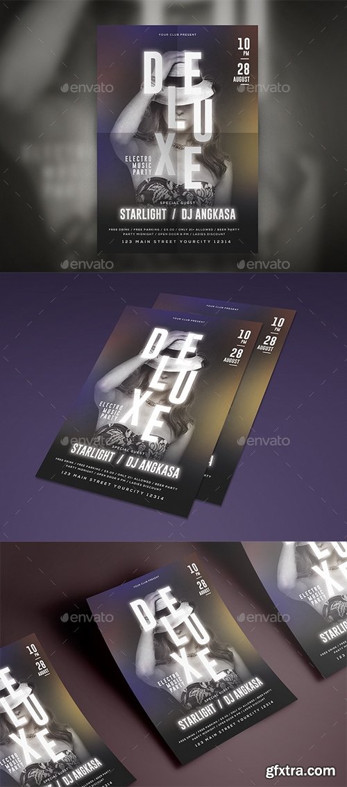 Graphicriver - Modern EDM Flyer 19576283