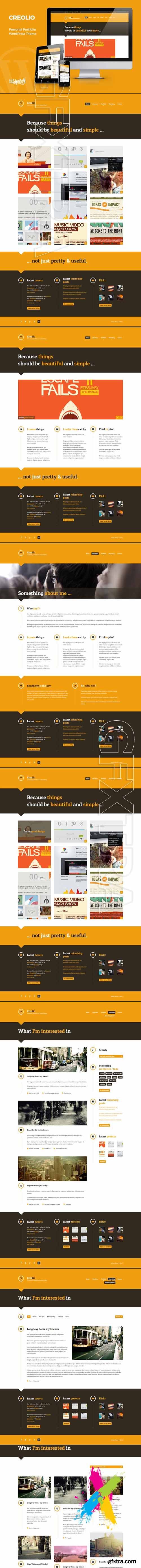 CM - Creolio - Unique Portfolio WP Theme 1490765