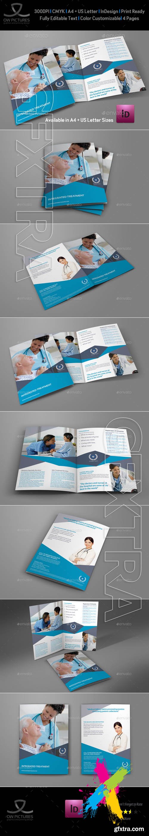 GR - Medical Care Bi-Fold Brochure Template 19896974