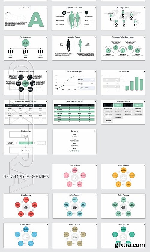 CreativeMarket Marketing Plan Keynote Template 1418314