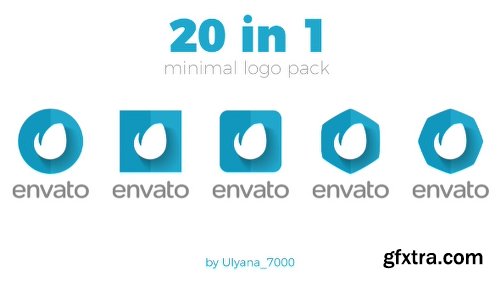 Videohive Minimal Logo Pack (20 in 1) 19748472