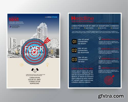 Abstract Background for Poster Brochure Flyer Design Layout Vector Template in A4 Size