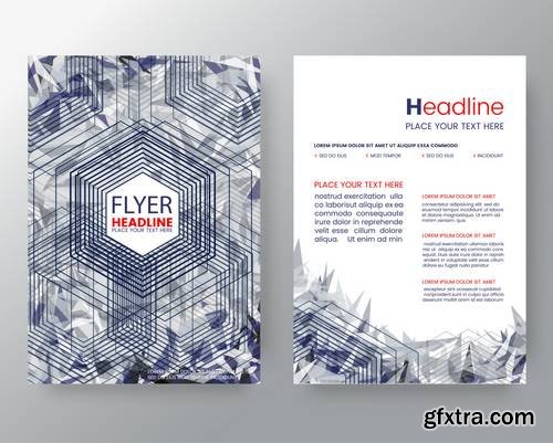 Abstract Background for Poster Brochure Flyer Design Layout Vector Template in A4 Size