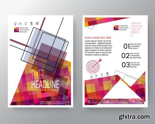 Abstract Background for Poster Brochure Flyer Design Layout Vector Template in A4 Size