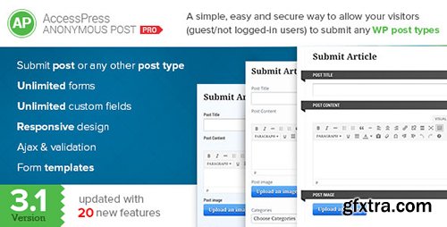 CodeCanyon - AccessPress Anonymous Post Pro v3.1.7 - 9160446