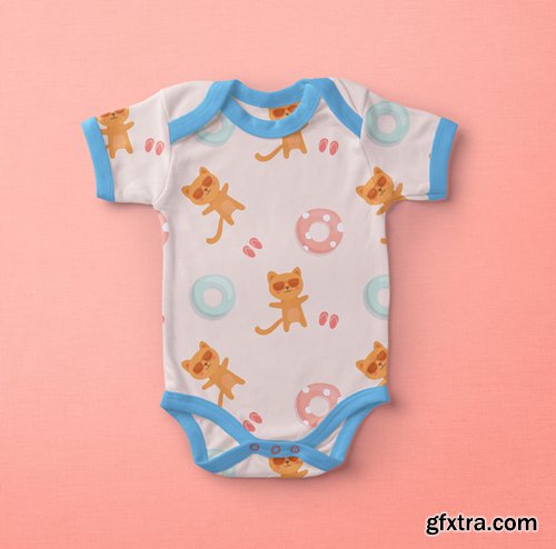 Baby Bodysuit Psd Mockup