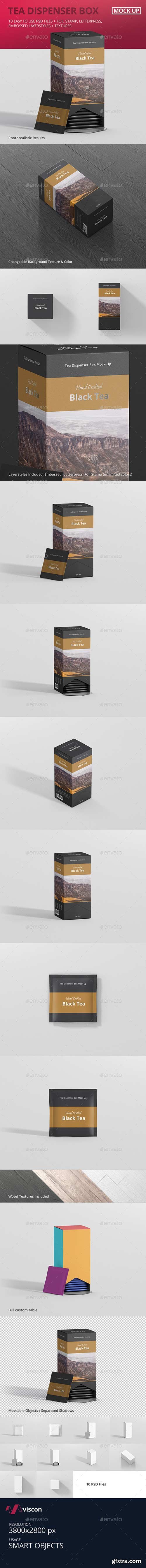 Graphicriver - Tea Dispenser Box Mockup 18763140