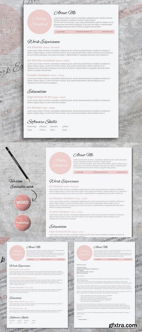 CM - Beautiful Resume Design 352280