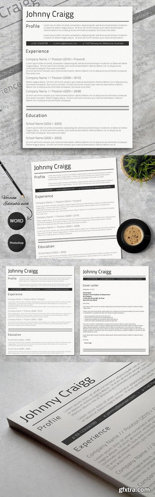 CM - Professional MS Word CV 330888