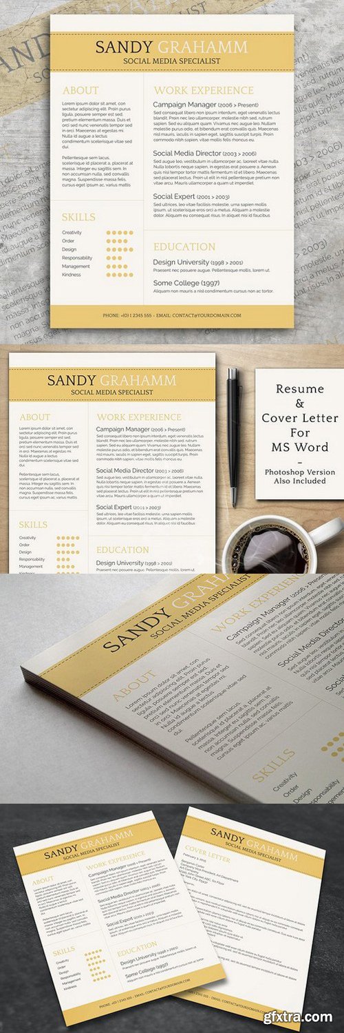 CM - Professional CV + Cover Letter 198730