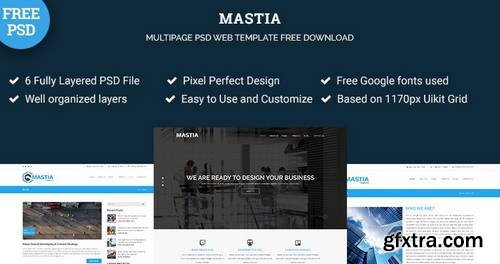 Mastia – Multipage Business Psd Web Template