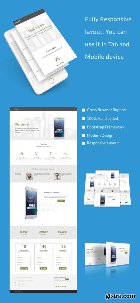 CarePlus – App Landingpage Bootstrap Template