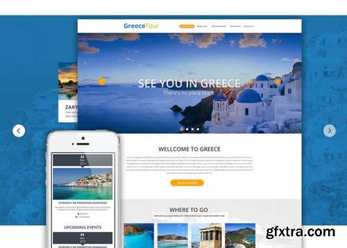 GreeceTour – Travelling Bootstrap Template