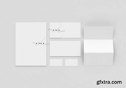 Base white Stationery Mock-up Template for Branding Identity