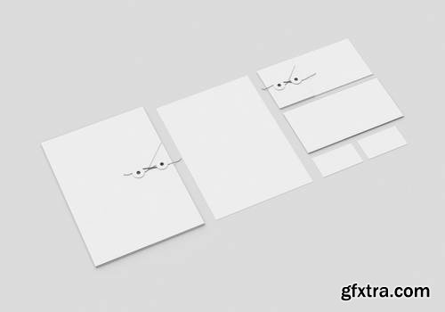 Base white Stationery Mock-up Template for Branding Identity