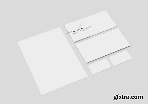 Base white Stationery Mock-up Template for Branding Identity