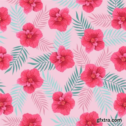 Seamless Tropical Vector Illustration