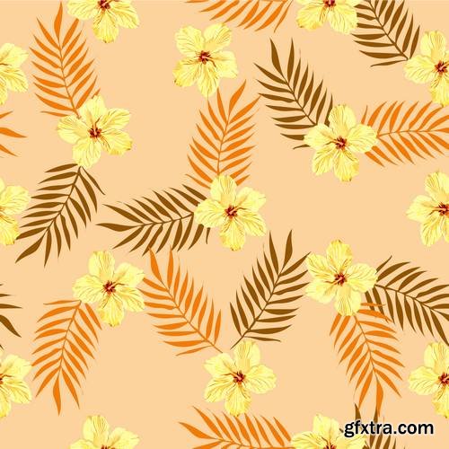 Seamless Tropical Vector Illustration