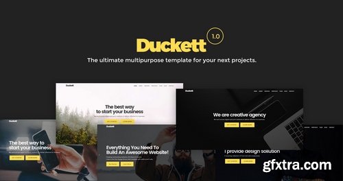 ThemeForest - Duckett v.1.0 - Multipurpose Responsive HTML Template 19881559