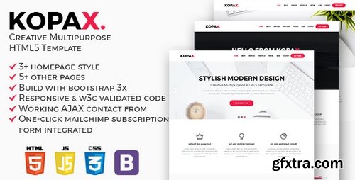 ThemeForest - Kopax - Creative Multipurpose HTML5 Template 19880170