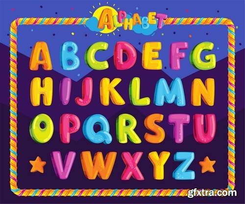 Alphabet Vector Font 12