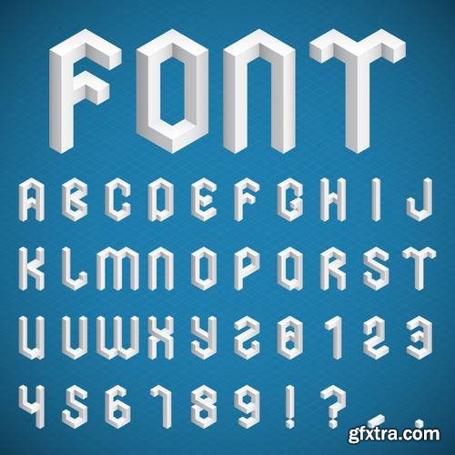 Alphabet Vector Font 12