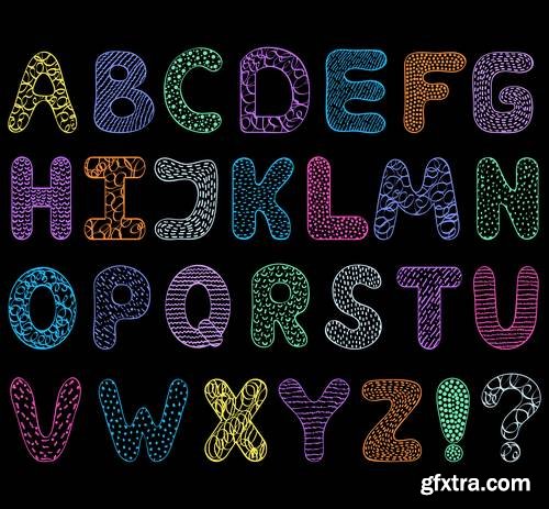 Alphabet Vector Font 12