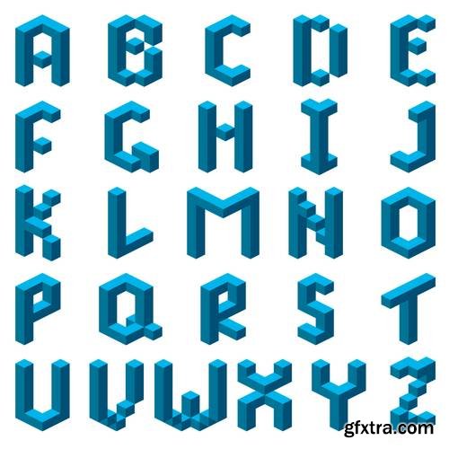 Alphabet Vector Font 12