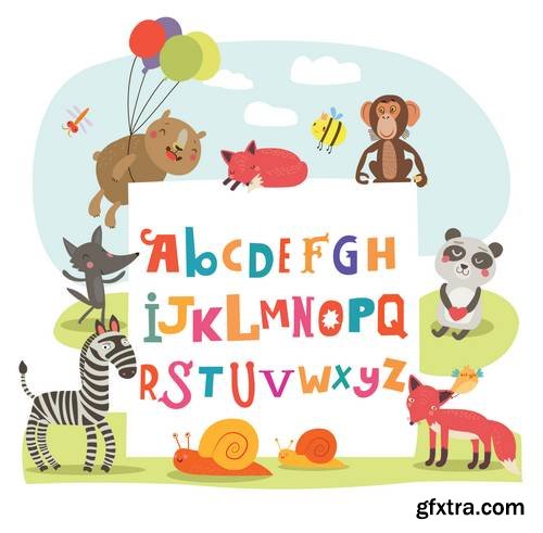 Alphabet Vector Font 12