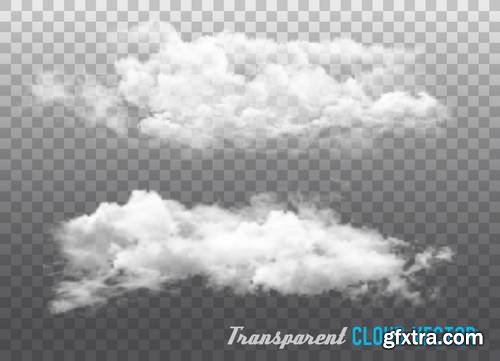 Smoke Vector on Transparent Background 4