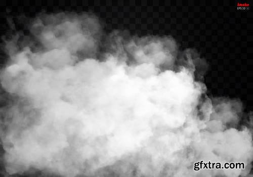 Smoke Vector on Transparent Background 4