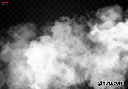 Smoke Vector on Transparent Background 4