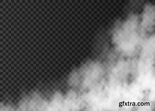 Smoke Vector on Transparent Background 4