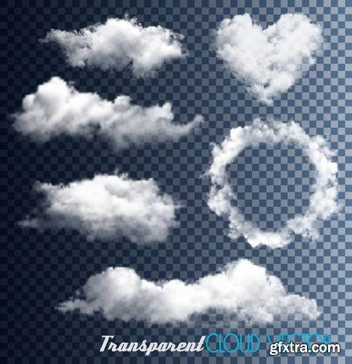 Smoke Vector on Transparent Background 4