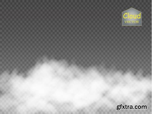 Smoke Vector on Transparent Background 4