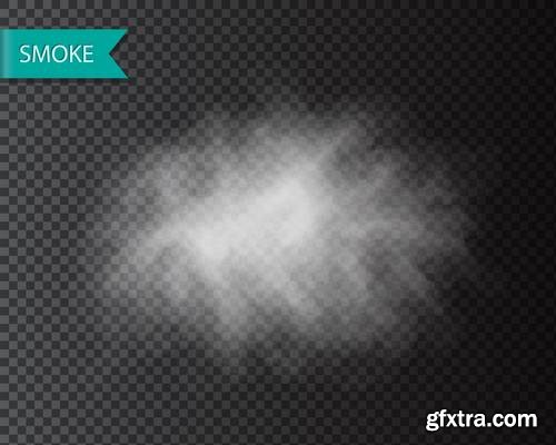 Smoke Vector on Transparent Background 4