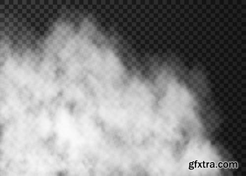 Smoke Vector on Transparent Background 4