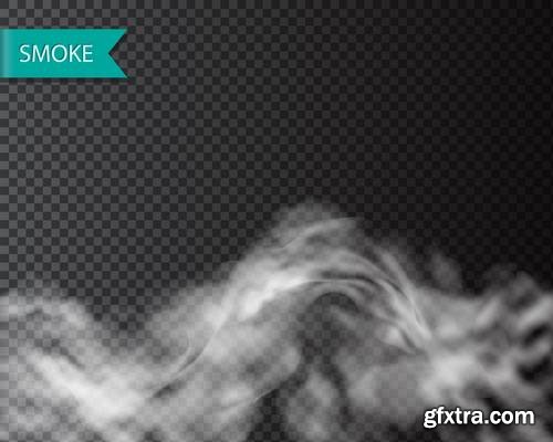 Smoke Vector on Transparent Background 4