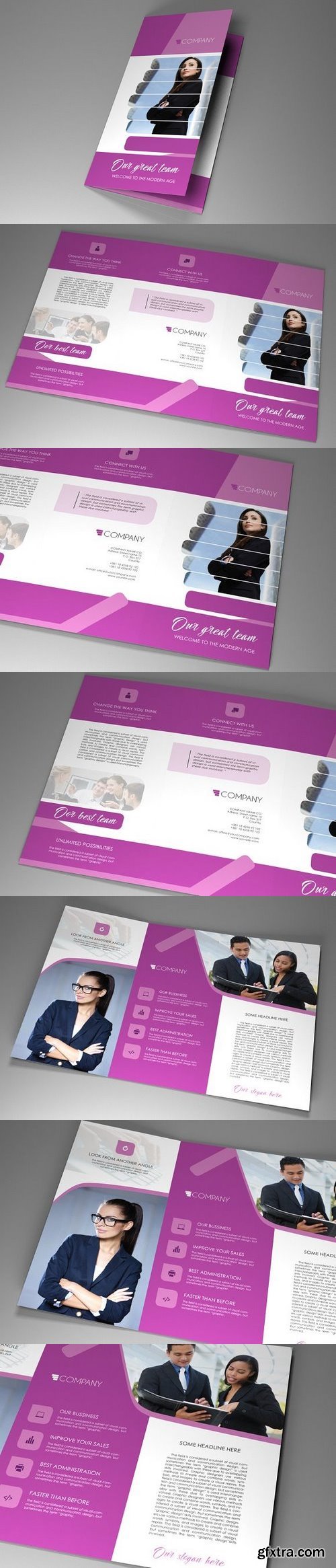 CM - Trifold Indesign Brochure Fancy vol 31213276