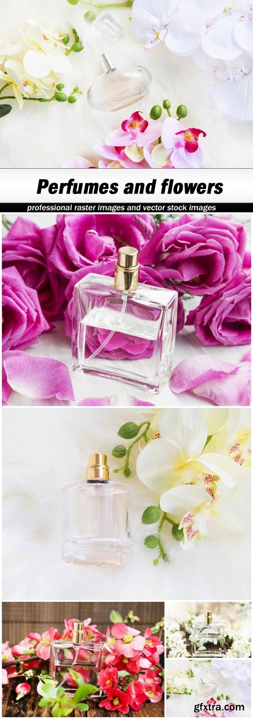 Perfumes and flowers - 5 UHQ JPEG