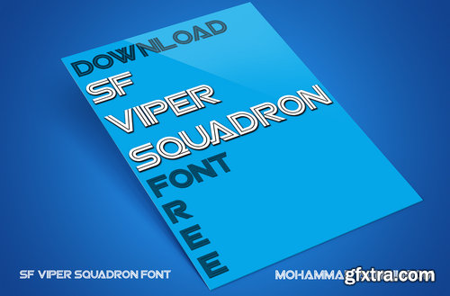 VIPER SQUADRON Font