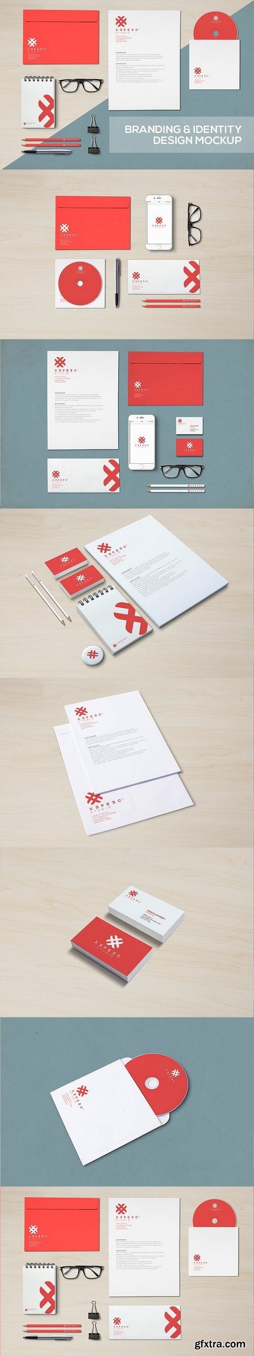 CM - Realistic Branding & Identity mockup 1218228