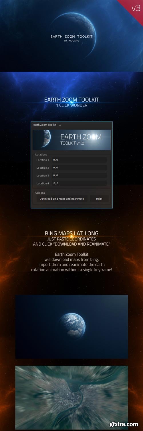 Videohive - Earth Zoom Toolkit V3- 19846270