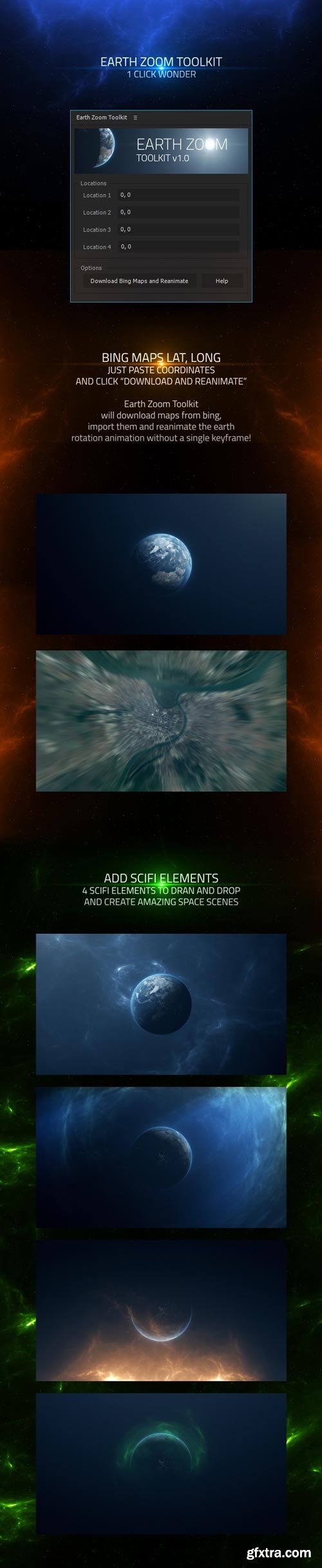 Videohive - Earth Zoom Toolkit V3- 19846270