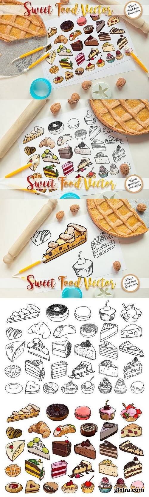 CM - Sweet Food vector 1233927