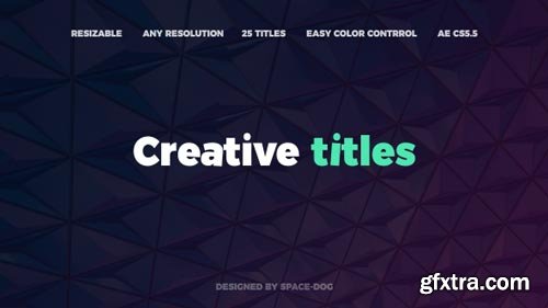 Videohive - The Creative Titles - 19872344