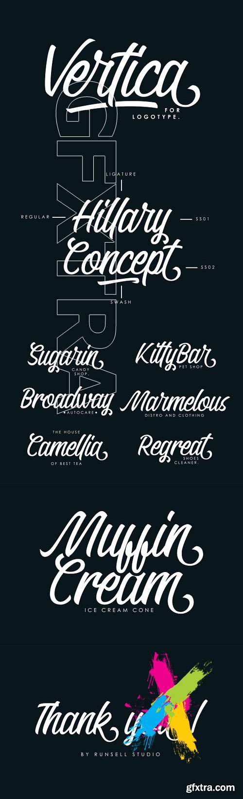 CM - Vertica Font Display 1491409