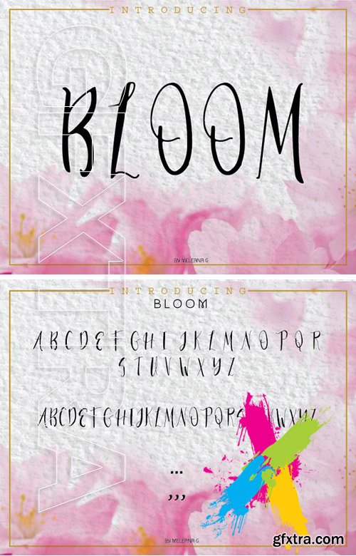 CM - BLOOM FONT 1492291