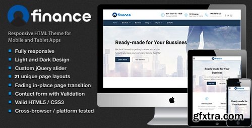 ThemeForest - Finance - Accounting, Consulting & Finance Business 19878584