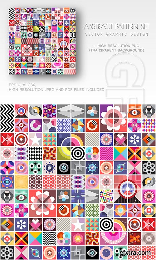 Abstract Geometric Pattern set